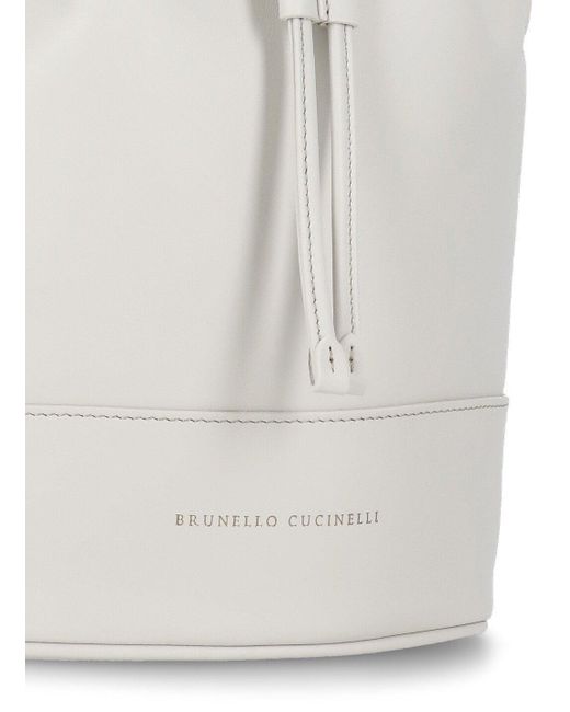 Brunello Cucinelli White Bags