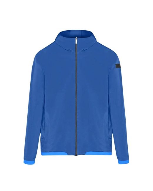 Rrd Blue Fleece Hyper Hood Zip Jacket for men