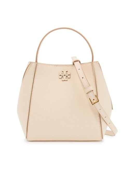 Tory Burch Natural Mcgraw Bucket Bag