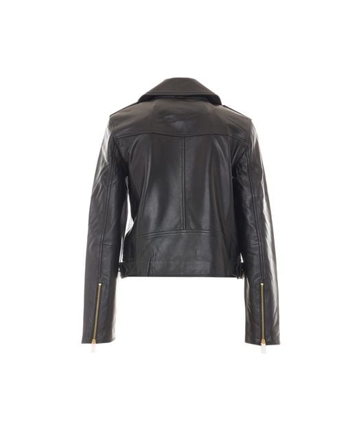 MICHAEL Michael Kors Black Michael Kors Jackets Lamb Leather