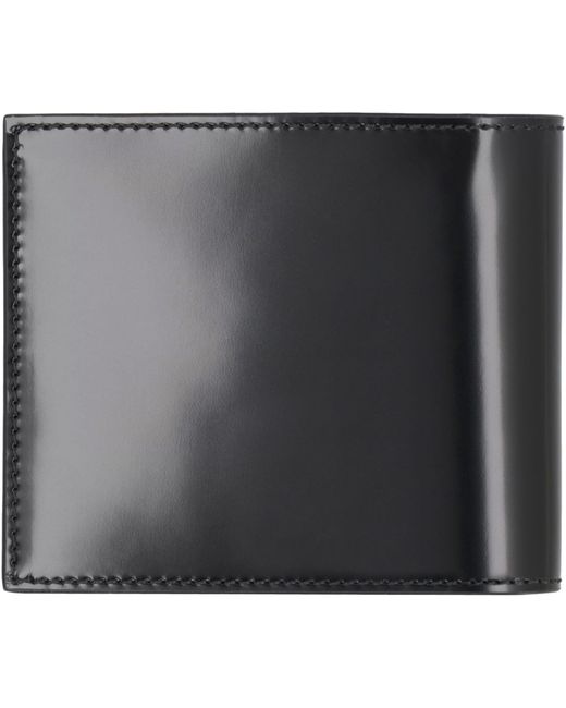 Ferragamo Gray Leather Flap-over Wallet for men