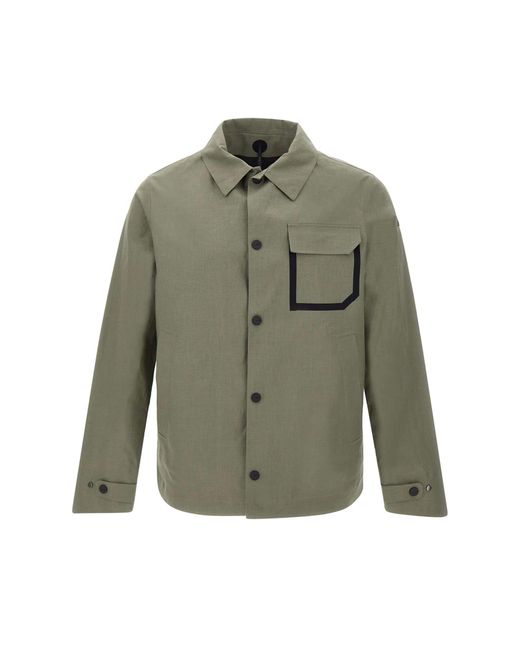 Rrd Green Terzilino Overshirt Linen Jacket for men