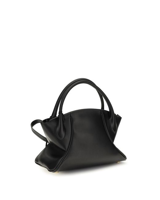 Balmain Black Small Pulse Day Handbag Calf Leather Bos Taurus Handbags