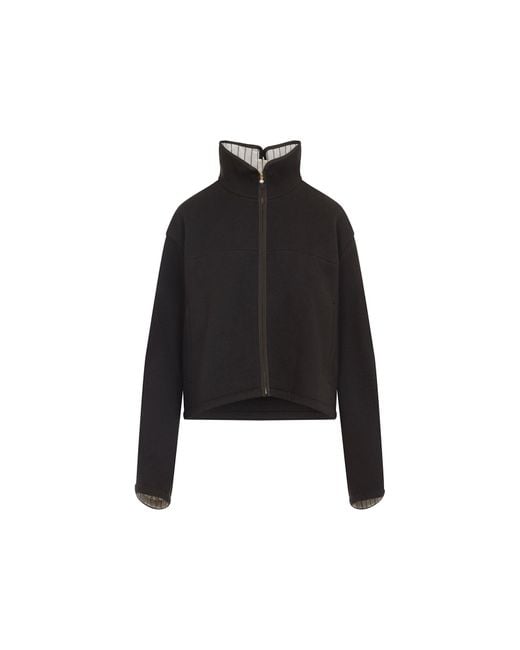 Carven Black Zipped Blouson