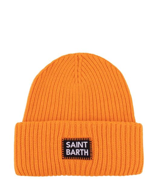 Mc2 Saint Barth Orange Hat for men