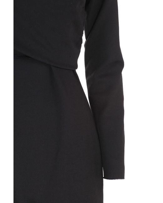Emporio Armani Black Midi Dress