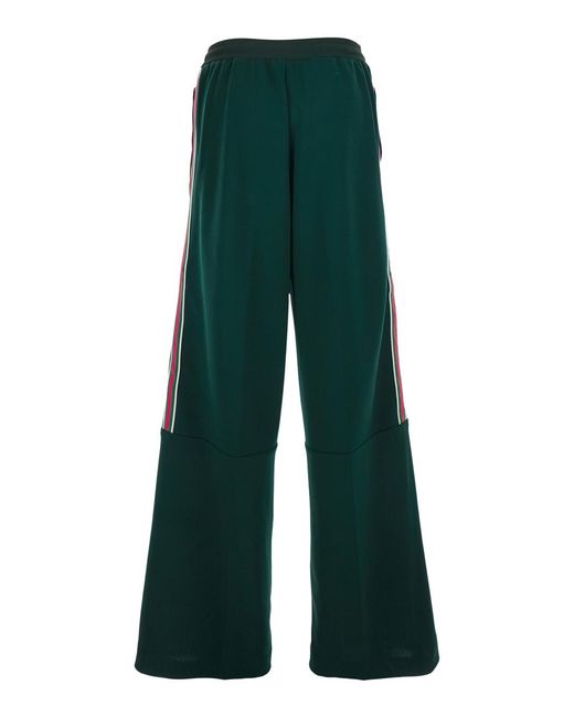 Gucci Green Tech Trousers Polyester