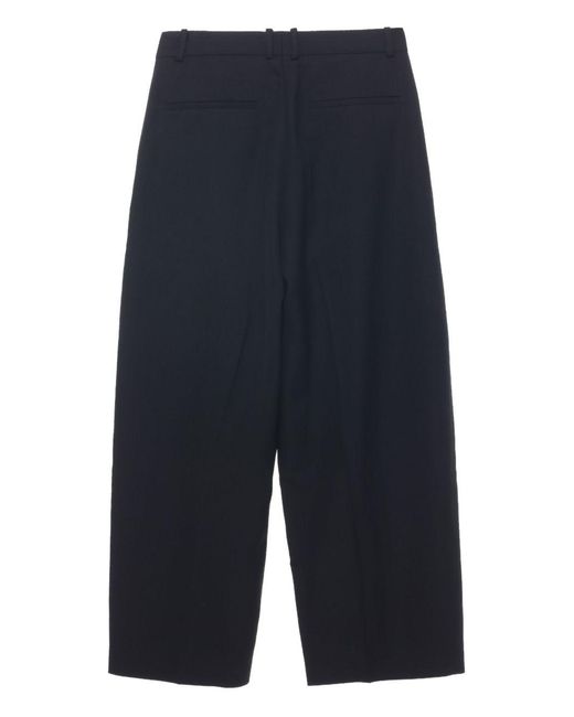 Studio Nicholson Black Trousers Lines for men