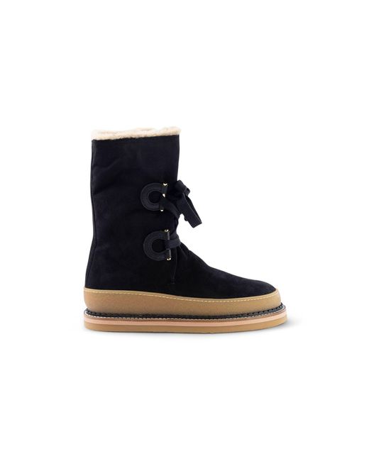 Ferragamo Blue Ferragamo Boot