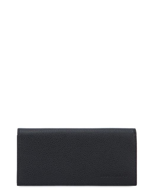 Longchamp Gray Wallet Leather & Purses