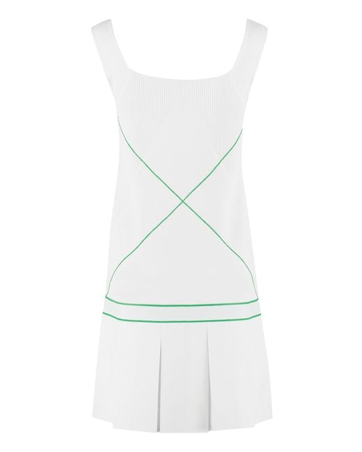 Bottega Veneta White Knitted Dress
