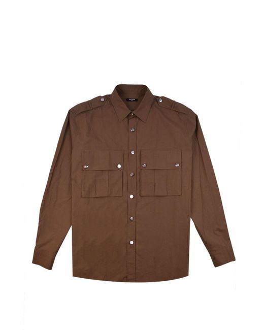 Balmain Brown Shirt for men