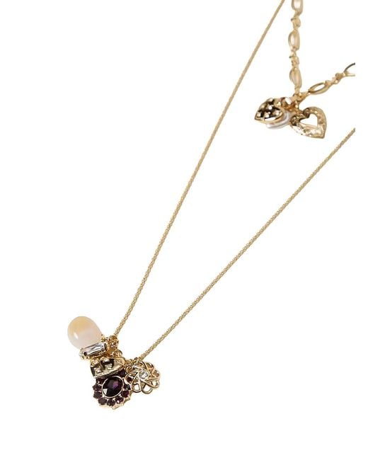 Twinset White Necklace With Chain Brass Necklaces