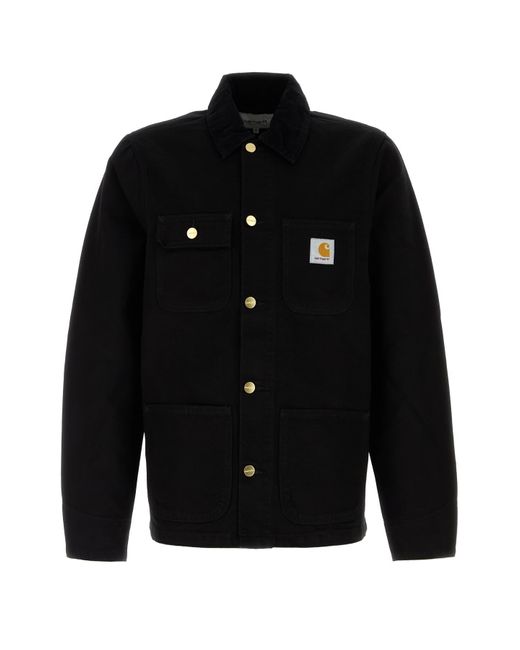 Carhartt Black Michigan Chore Coat for men