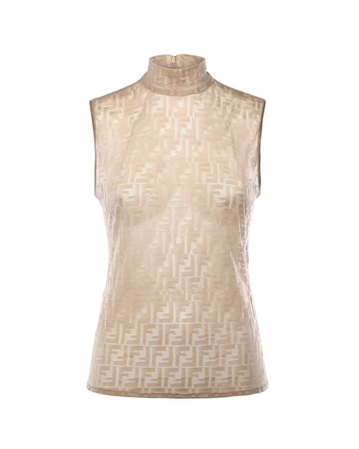 Fendi Natural Top Polyamide
