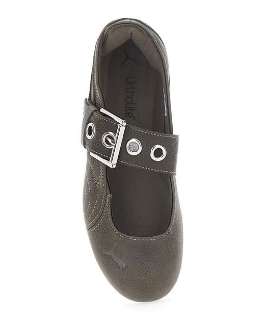 PUMA Gray Sneakers Speedcat Ballerina Shoes