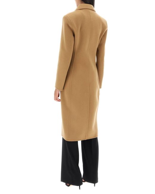 Pinko Natural Ebook Double Faced Wool Coat