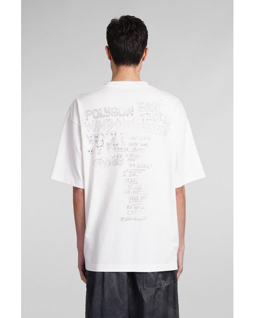 Maison Mihara Yasuhiro T-shirt In White Cotton for men