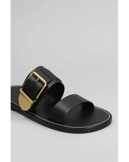 Chloé Rebecca Flats in Black Lyst