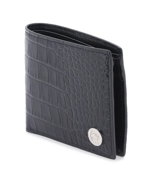 Versace Black Medusa Biggie Wallet for men