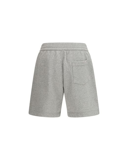 Givenchy Gray Cotton Bermuda Shorts for men