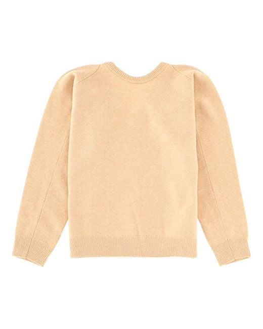 Maison Margiela Natural Wool Jersey Jumper Jumpers