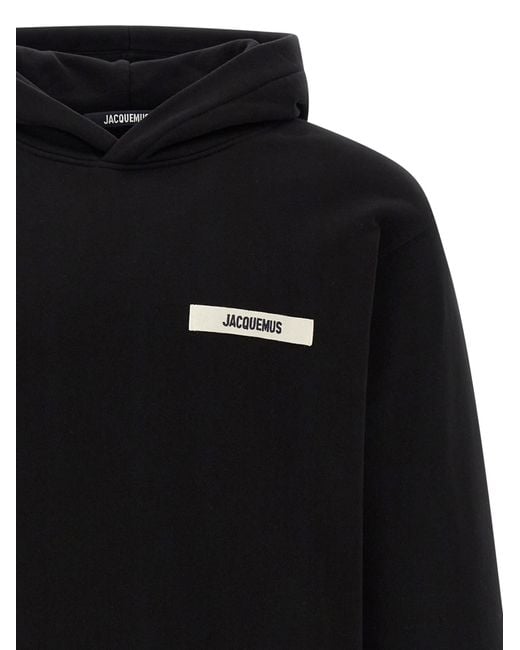 Jacquemus Blue Le Hoodie Gros Grain Sweatshirt for men