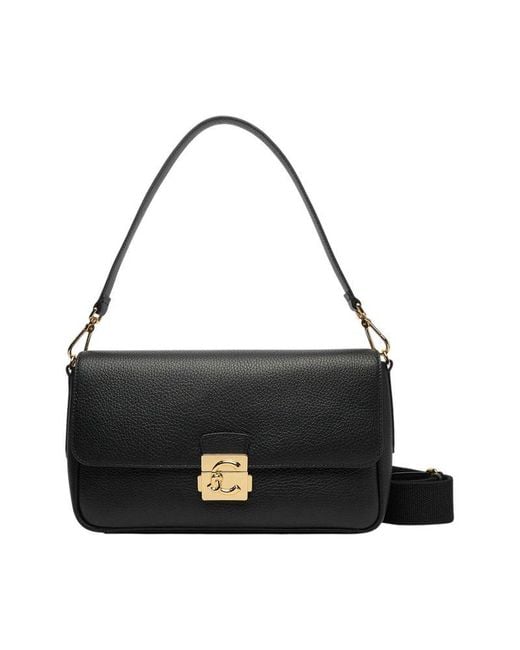 Coccinelle Black Handbag Bovine Leather Bags Handbags