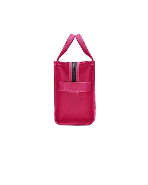 Marc Jacobs Red Tote Bag Cotton Canvas Tote-Bags