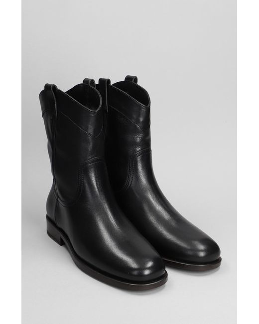 mens black leather ankle boots