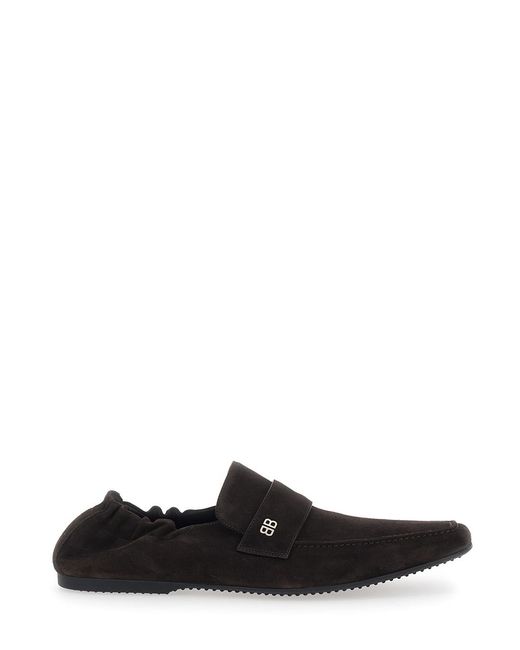 Balenciaga Black Loafers Palermo Leather Calf for men