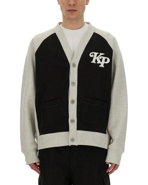 KENZO Black Sweatshirt Cardigan for men