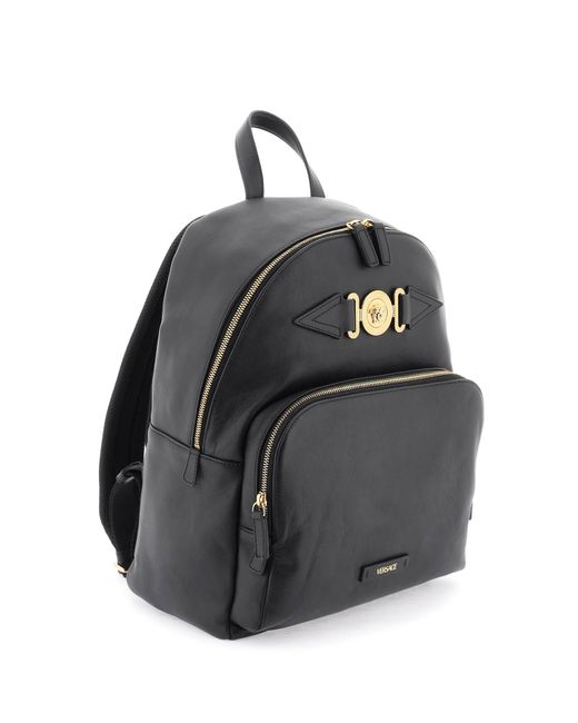 Versace Black Medusa Biggie Backpack for men