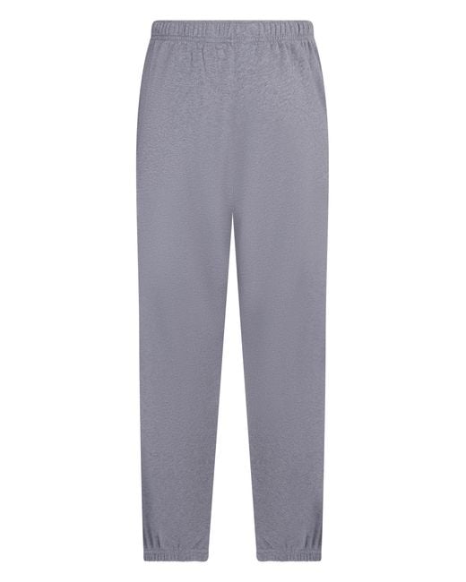 Canada Goose Blue Joggers Fleece Cotton Track Pants for men