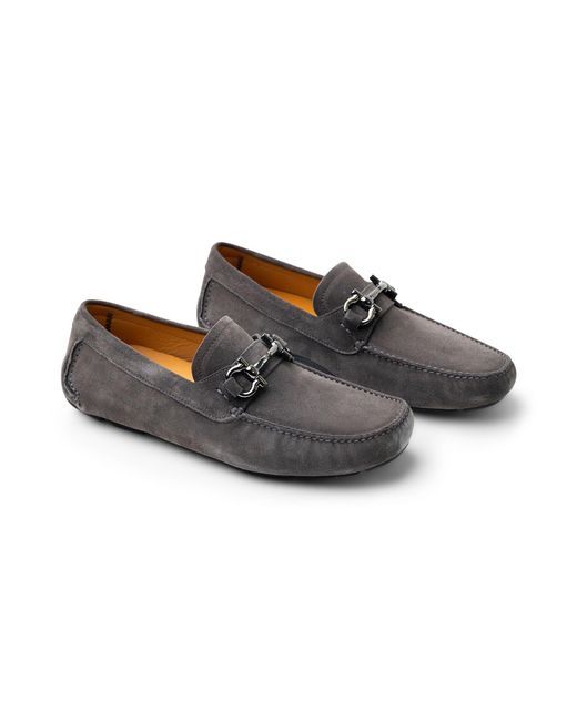 Ferragamo Black Loafers, Us for men