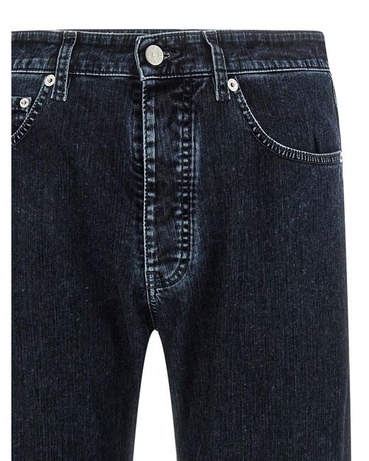 MM6 by Maison Margiela Blue Used Wash Jeans Cotton for men