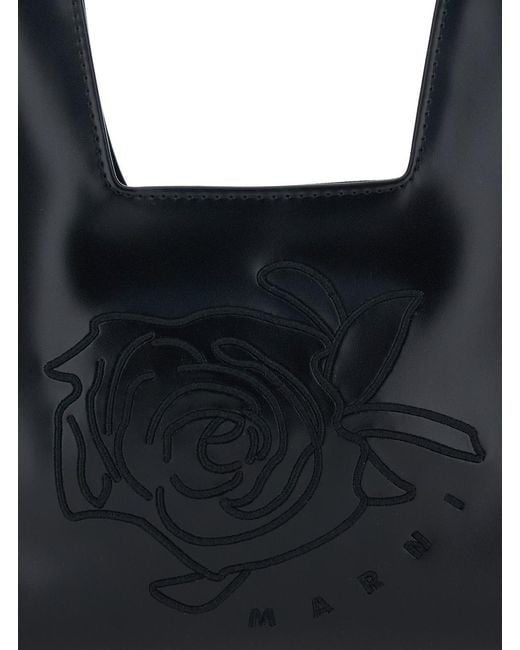 Marni Black Shoulder Bag, Ecoleather Polyester Bags
