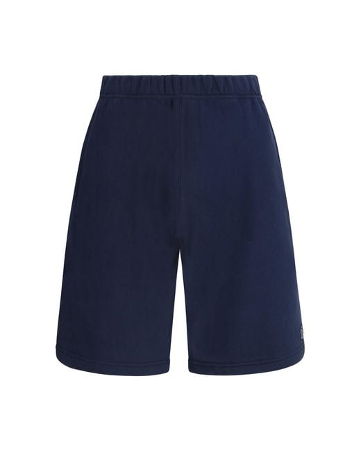 KENZO Blue Boke Flower Shorts Cotton Bermuda for men