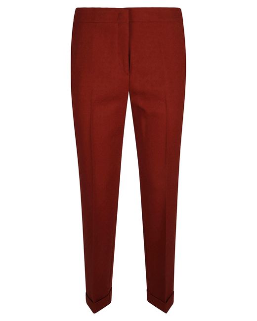 Etro Red Concealed Trousers