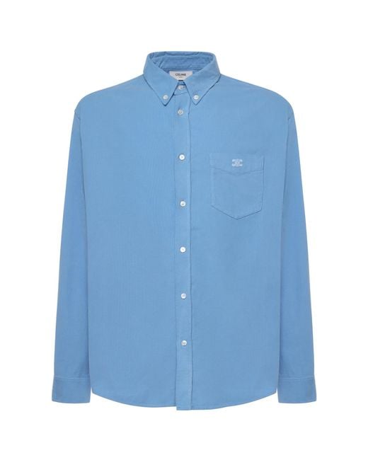 Céline Blue Shirts Cotton for men