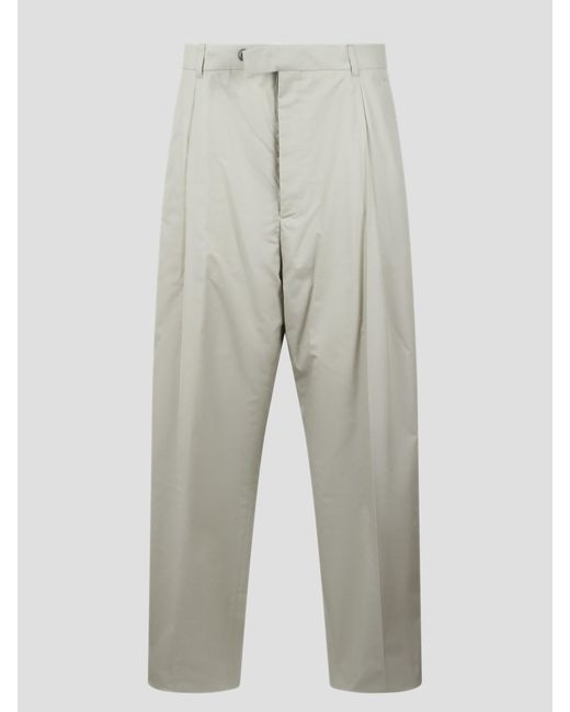 Dior Gray Pleated Pants for men