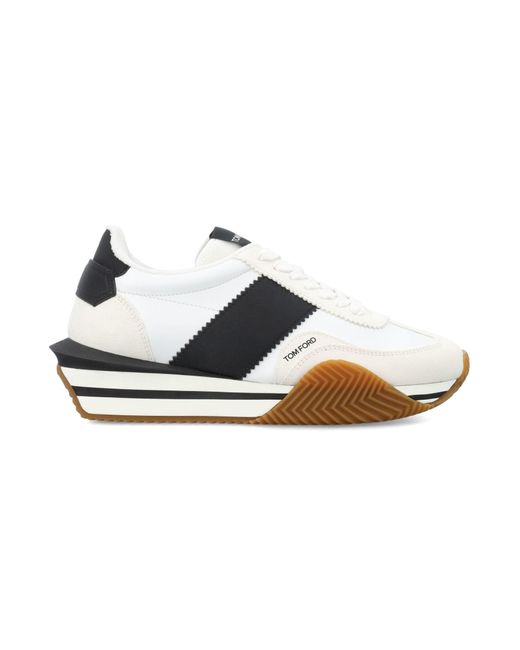 Tom Ford White And Leather James Sneakers for men