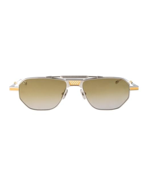 T Henri Natural Longtail Titanium Sunglasses