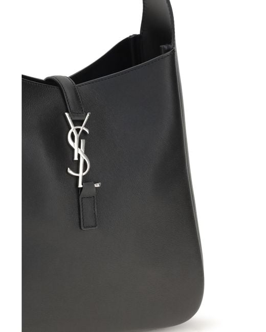 Saint Laurent Black Le 5 À 7 Shoulder Bag Calf Leather Bos Taurus