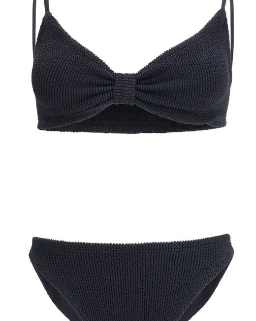 Hunza G Black Alicia Bikini Polyamide; Elastane Swimwear