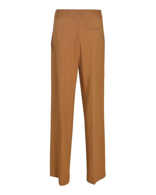 Forte Forte Brown Cady Cargo Trousers