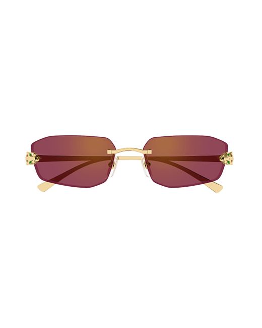 Cartier Red Ct0474S Sunglasses