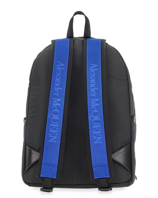 Alexander McQueen Blue Metropolitan Backpack for men