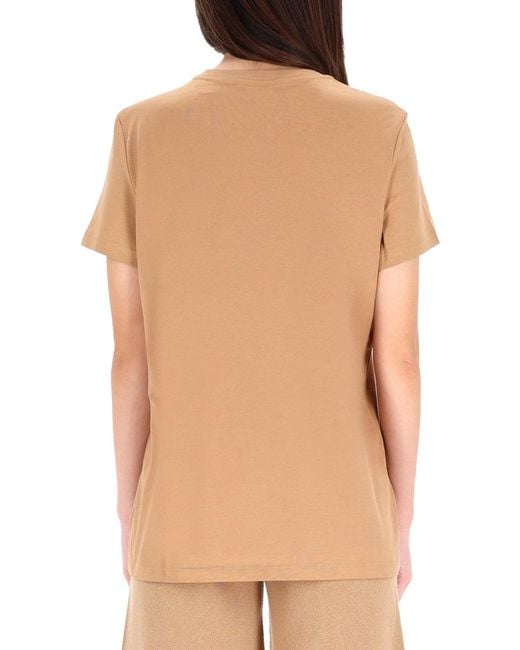Max Mara Brown T-Shirt Bravo Cotton T-Shirts