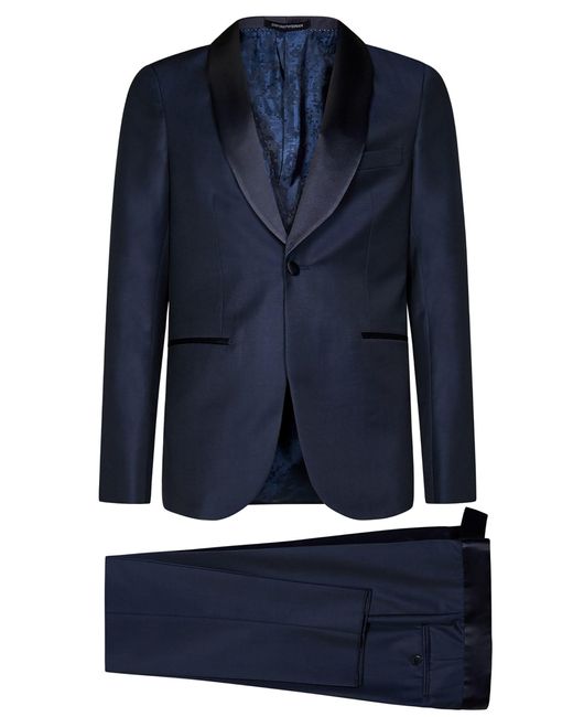 Emporio Armani Blue Emporio Armani Suit for men